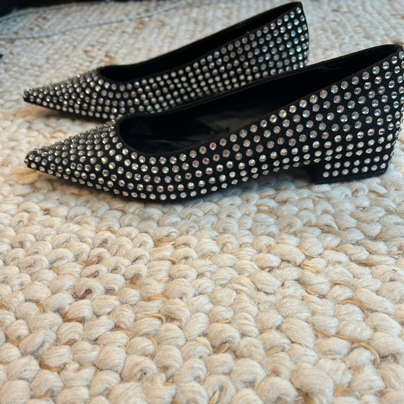 Zara Studded Pointy Toe flats - Picture 7 of 9
